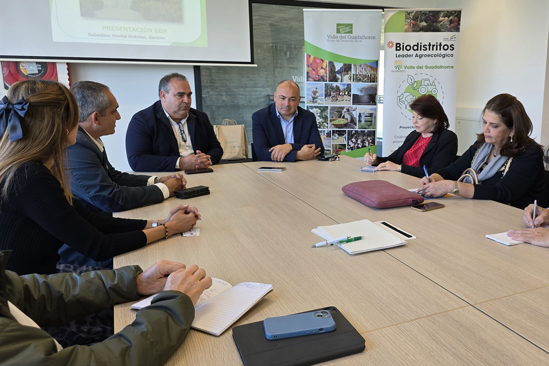 Panam� se interesa por el sistema de gesti�n del GDR Valle del Guadalhorce