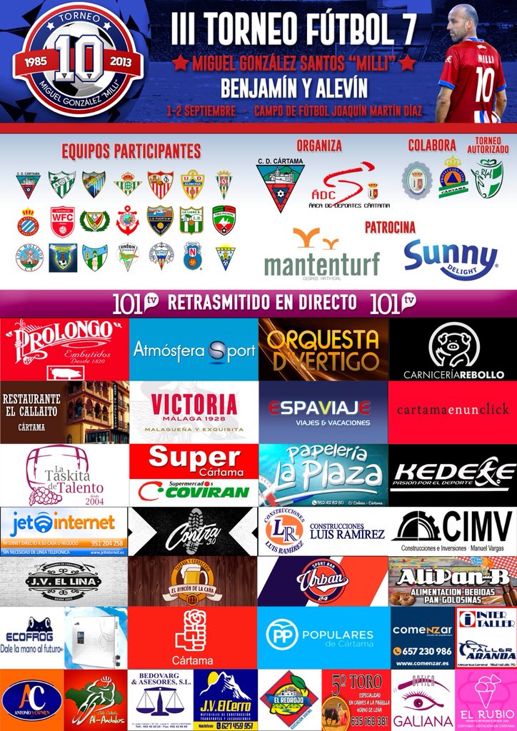 Torneo de F�tbol 7 Miguel Gonz�lez Santos �Milli� 