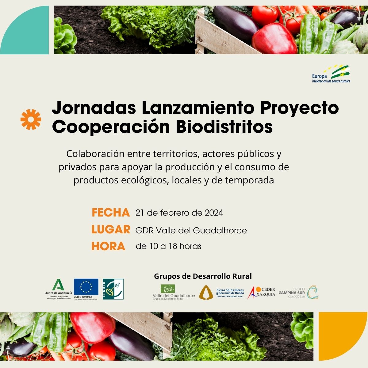 Jornadas Lanzamiento Proyecto Cooperaci�n Biodistritos 