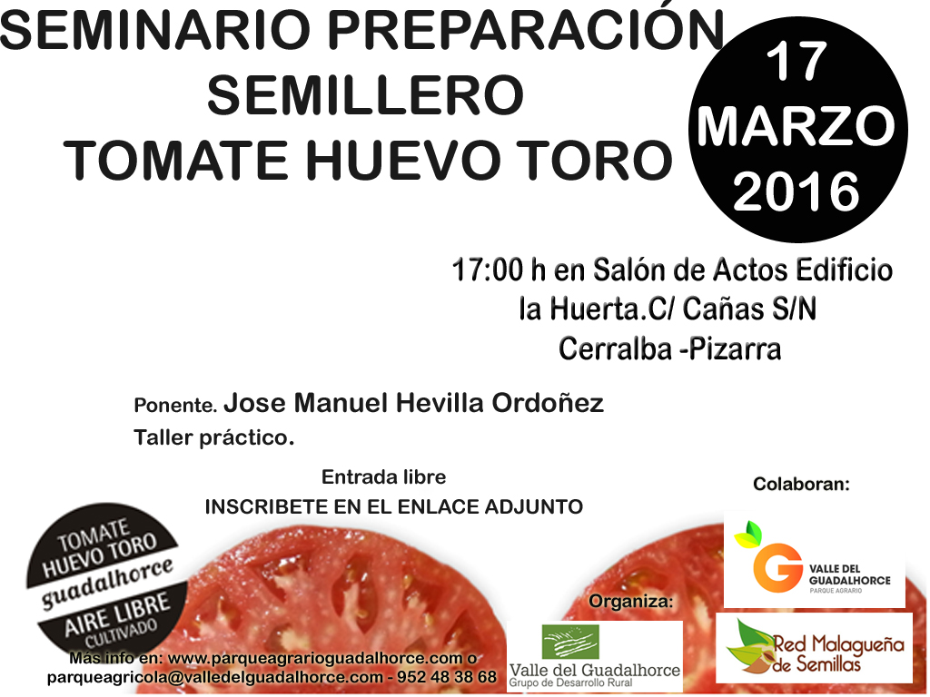 Seminario Preparaci�n Semillero Tomate Huevo Toro